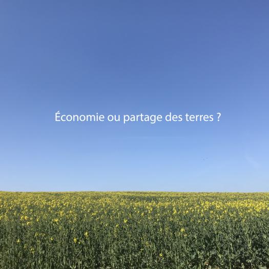 économie ou partage des terres ?