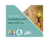 Table-ronde : La Biodiversité post COP 15